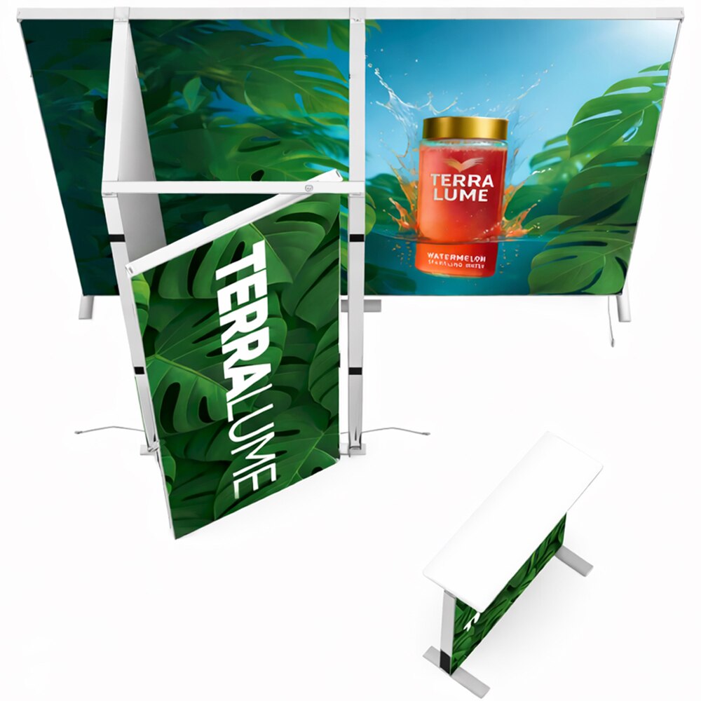 Showbird 65 10 x 10 Configuration H — Single Sided Graphic Package